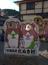 後ろのたぬきではありません。